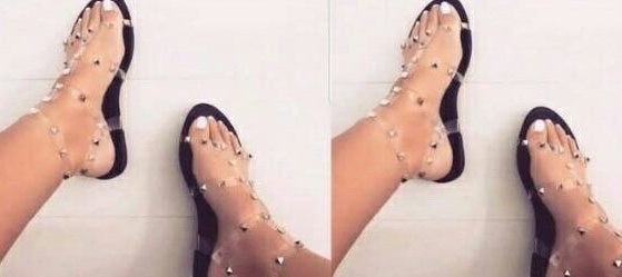 Transparent Flat Sandals