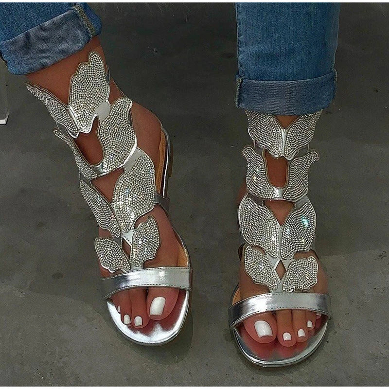 Sandalias Planas Mariposa