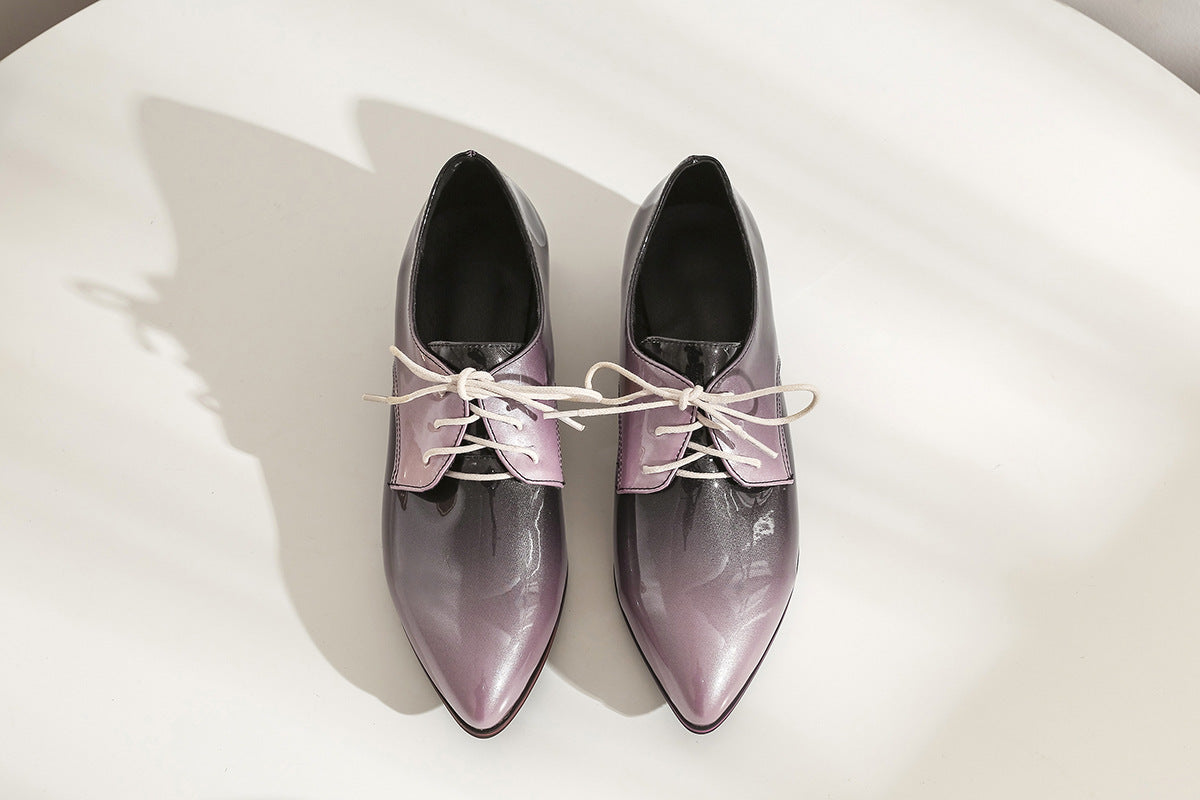 Brogue Flat Shoes - Arabella's Couture