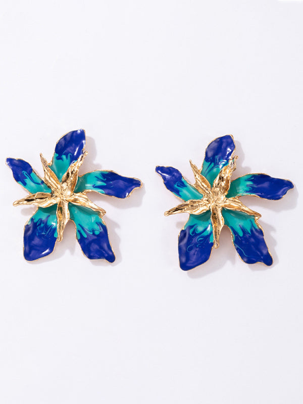 Large Flower Earrings