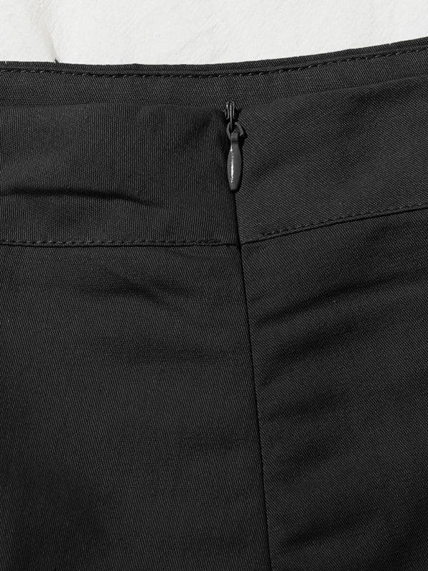 Lotus Leaf Edge Loose Shorts - Arabella's Couture