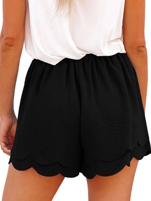 Layered Petal Hem Shorts - Arabella's Couture