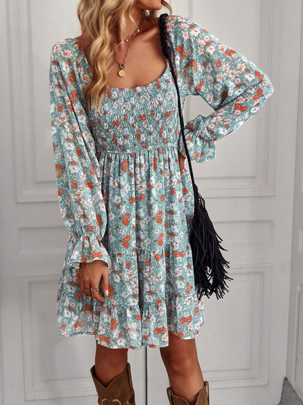 Bohemian Print Dress - Arabella's Couture