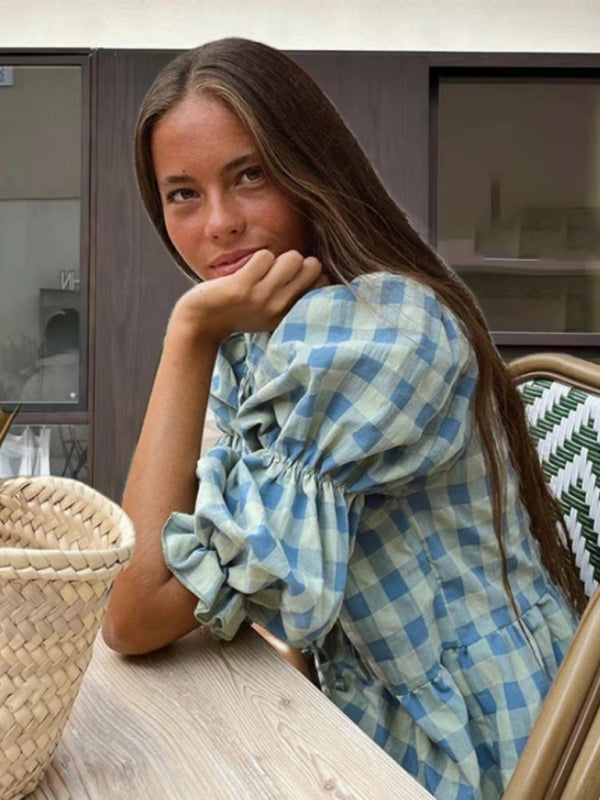 Puff Sleeve Shirt - Arabella's Couture