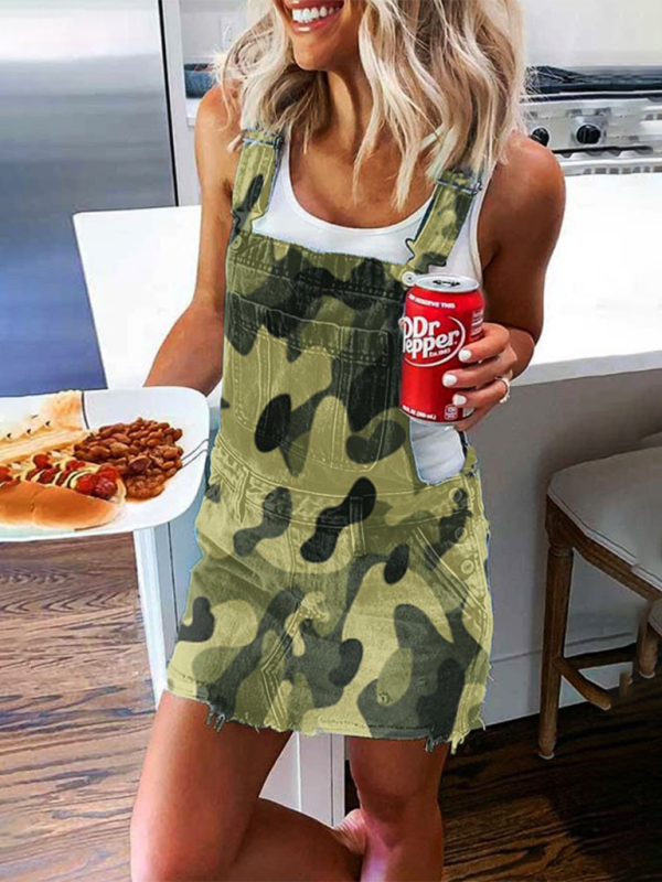 Denim Suspender Mini Dress (other colours options available}