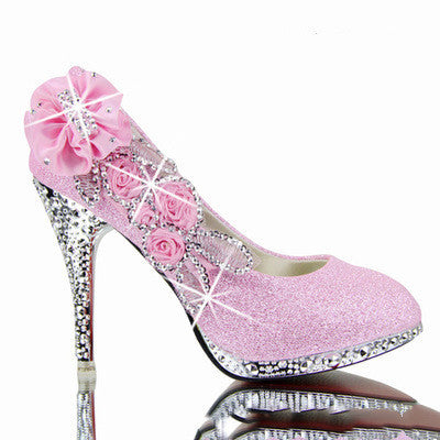 Sequin High Heeled Shoes