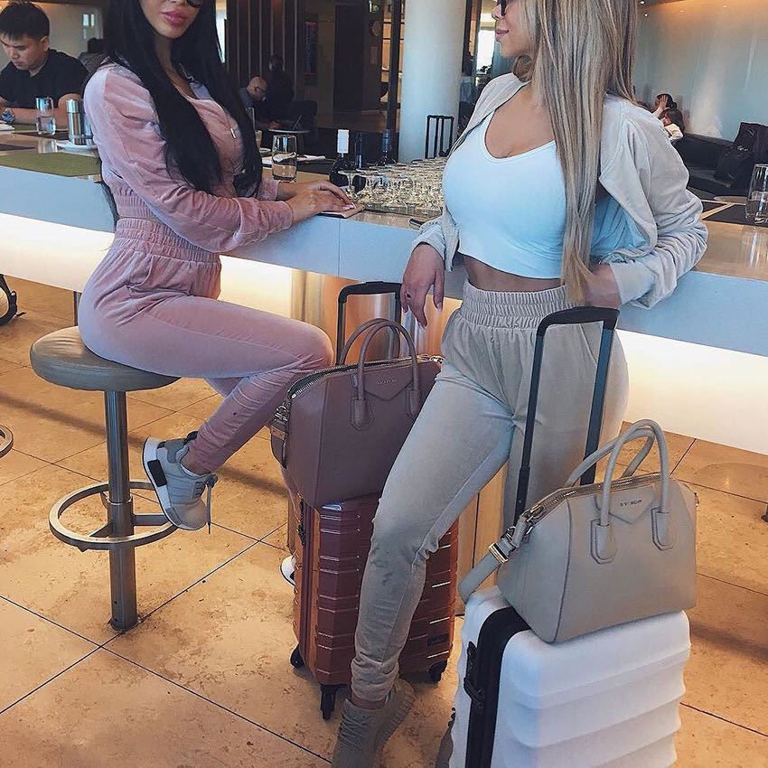 Cropped Velvet Jacket and Trousers Two-piece Set