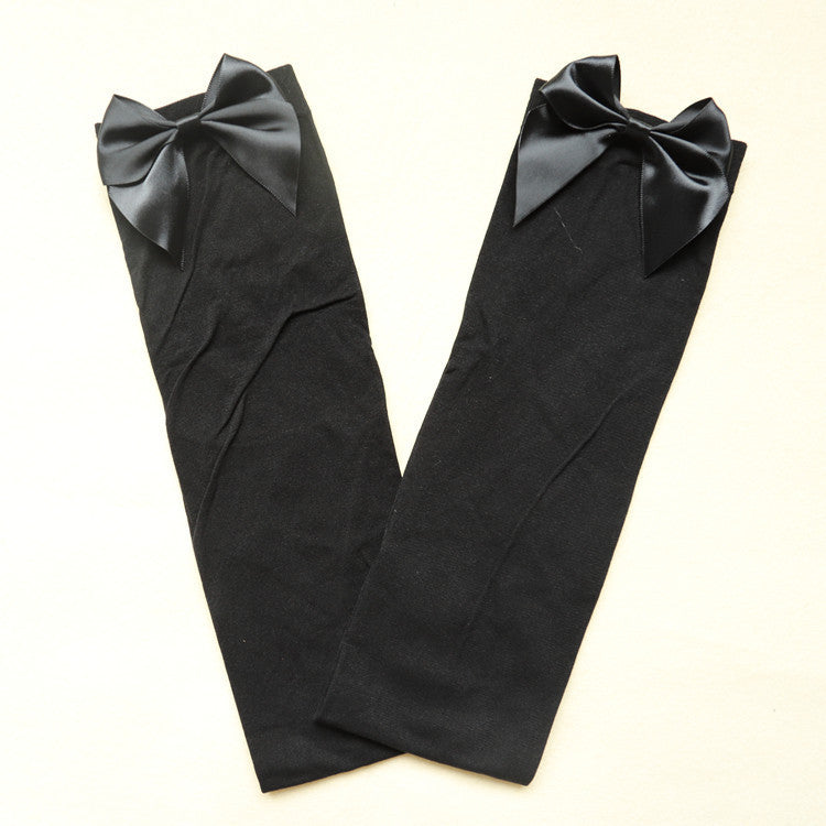 Bowknot Thigh High Socks