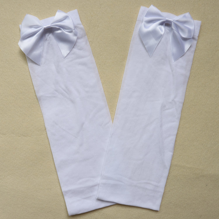 Bowknot Thigh High Socks