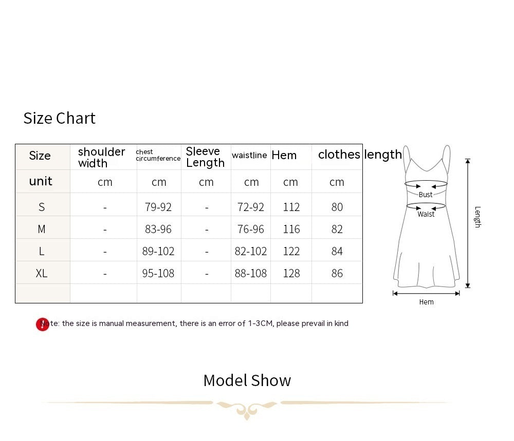 Lace Silk Sling V-neck Dress