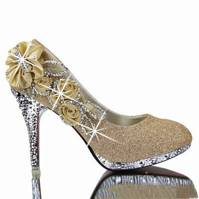 Sequin High Heeled Shoes