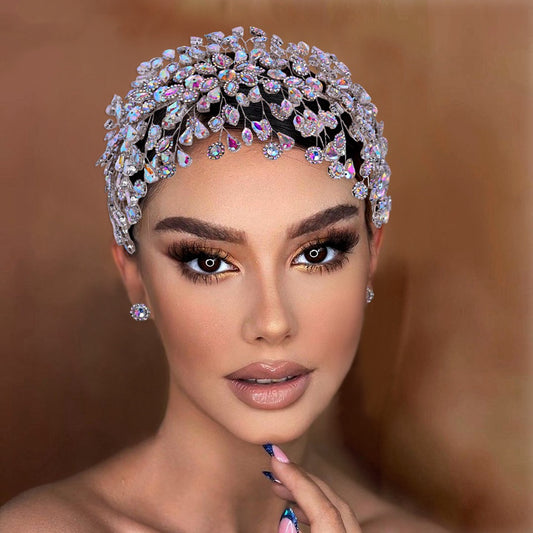 Rhinestone Diamond Flower Headband