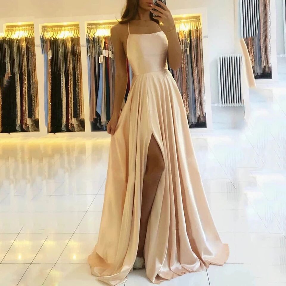 Satin Maxi Dress