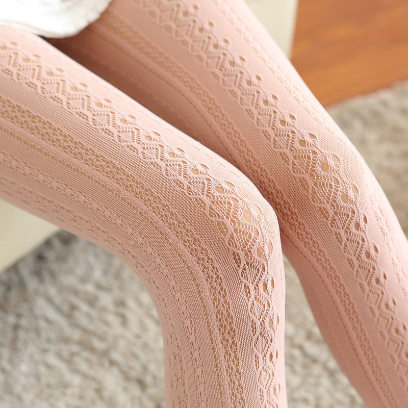 Knit Hollow Thick Tights