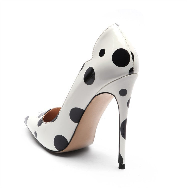 Polka Dot High-heeled Shoes