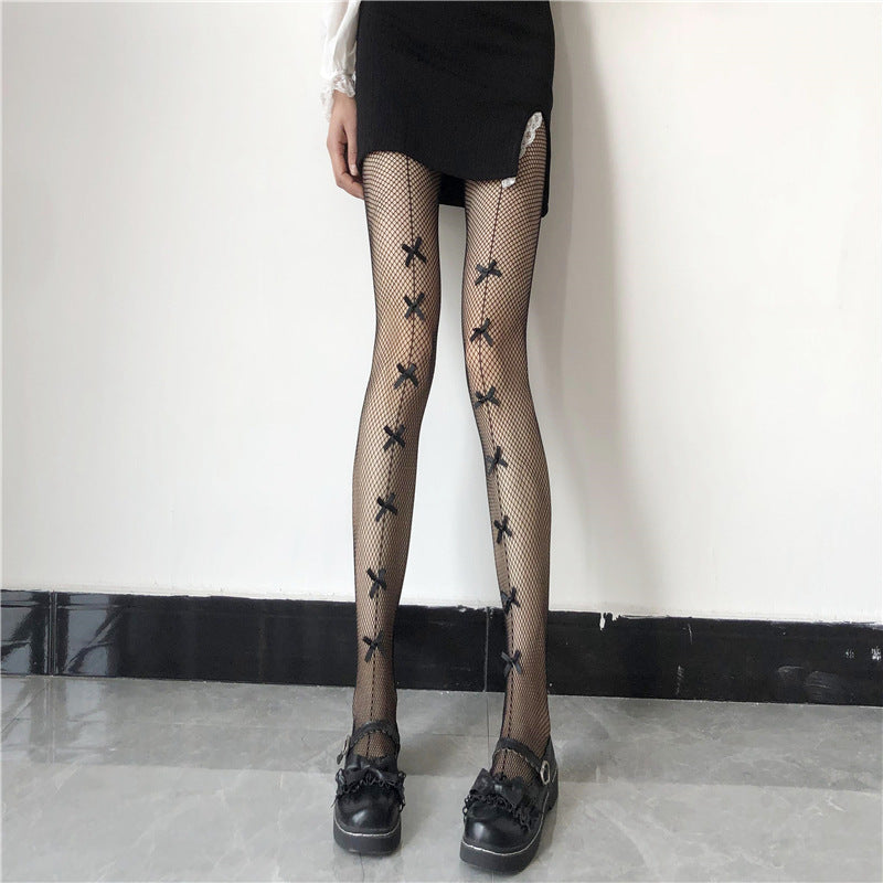 3D Bow Anti-snagging Nylon Pantyhose Tights
