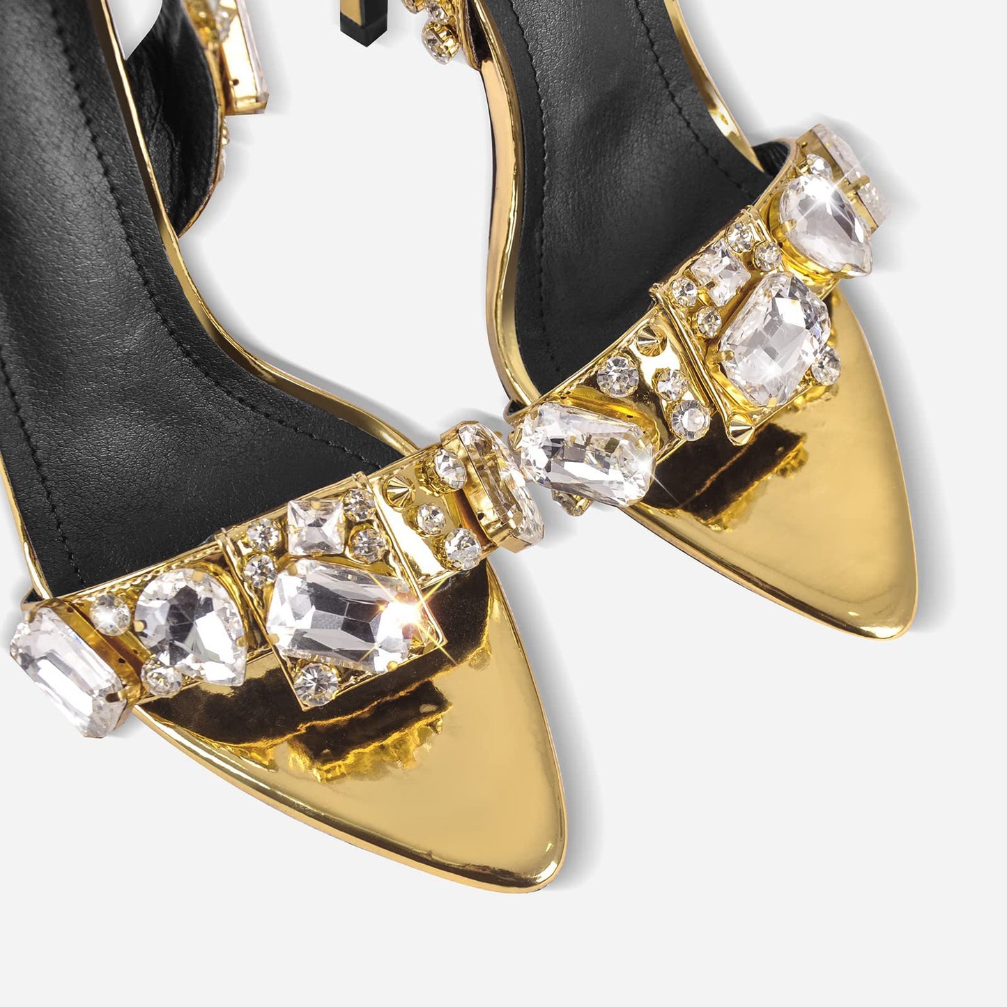 Rhinestone Wrap Stiletto Heels