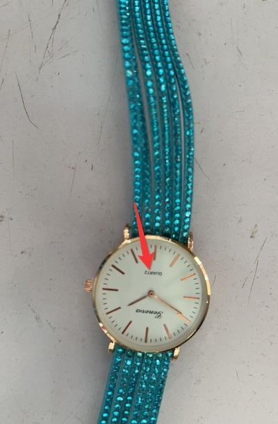 Reloj de pulsera con flores de Ginebra