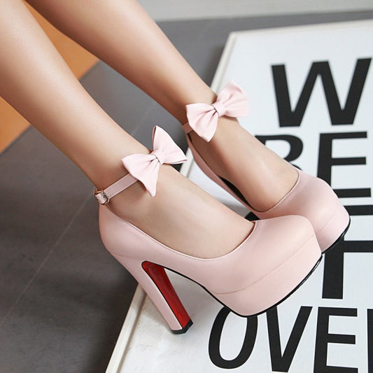 Bow Platform Shoes