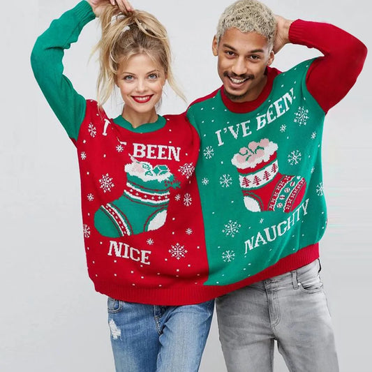 Couple's Novelty Christmas Sweater