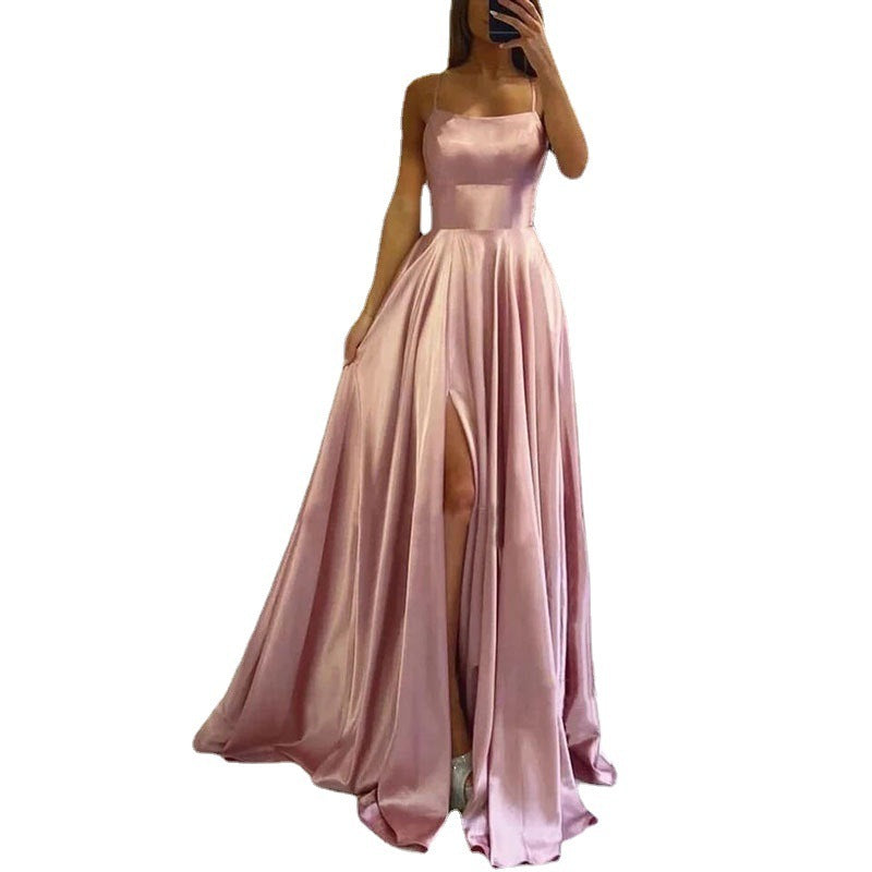 Satin Maxi Dress