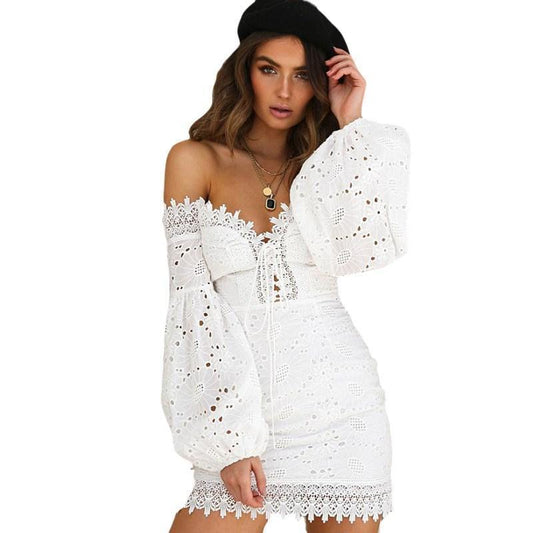 White Lace Dress