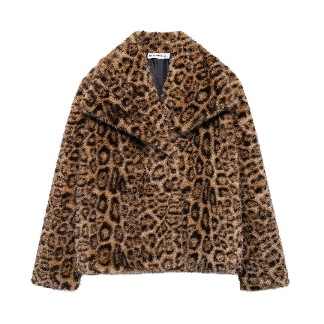 Faux Fur Fluffy Short Jacket