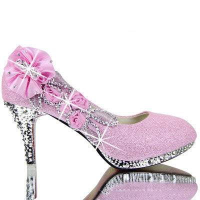 Sequin High Heeled Shoes