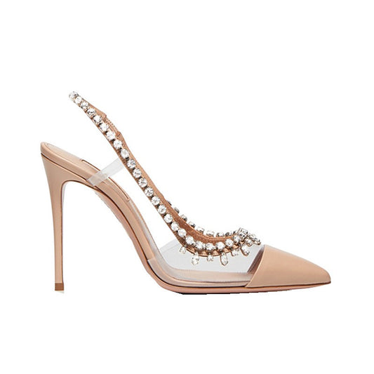 High Heels mit Diamantkette