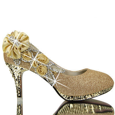 Sequin High Heeled Shoes