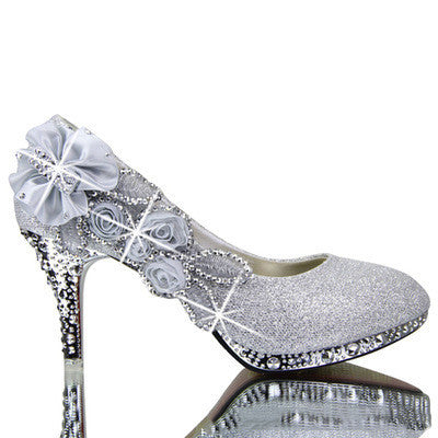 Sequin High Heeled Shoes