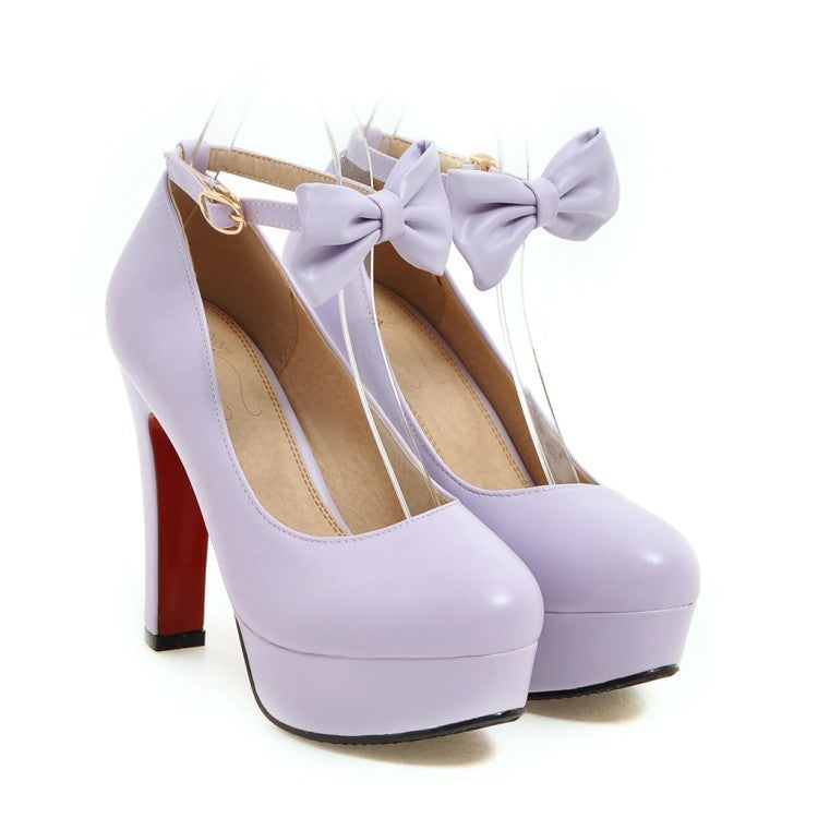 Bow Platform Shoes