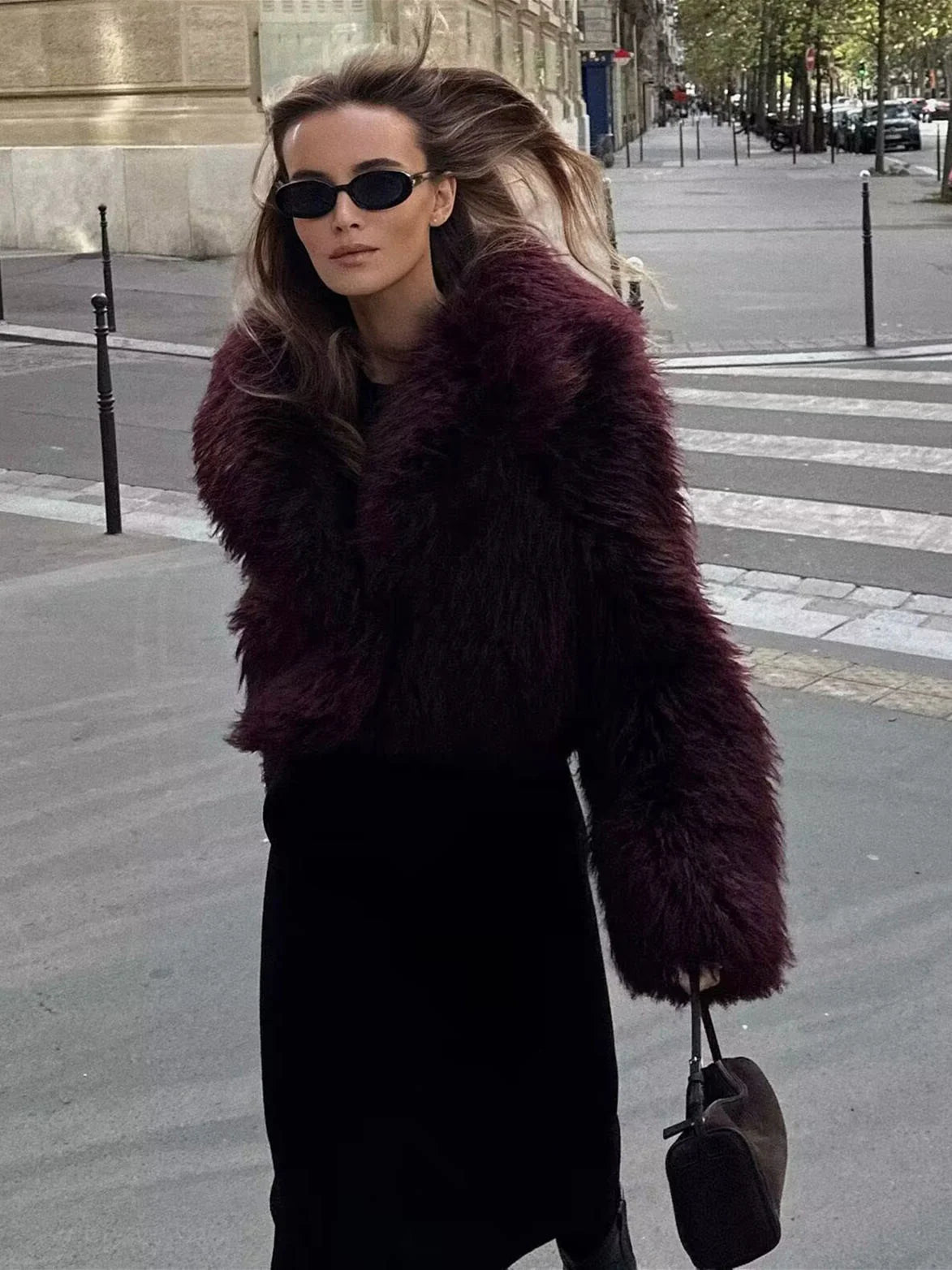 Faux Fur Short Jacket