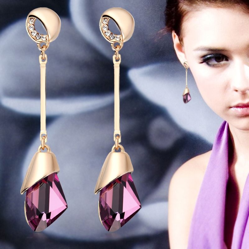 Crystal Drop Earrings