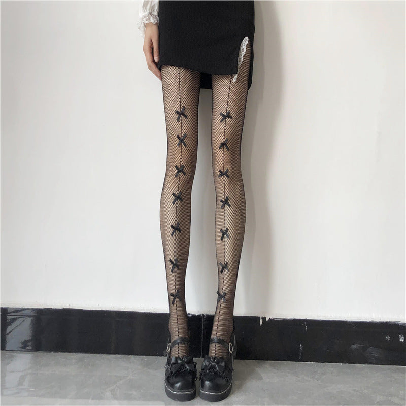 3D Bow Anti-snagging Nylon Pantyhose Tights