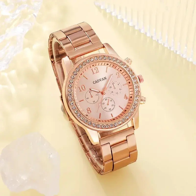 Luxury 5-piece Watch and Jewelry Set