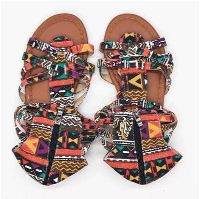 Print Flat Heel Shoes