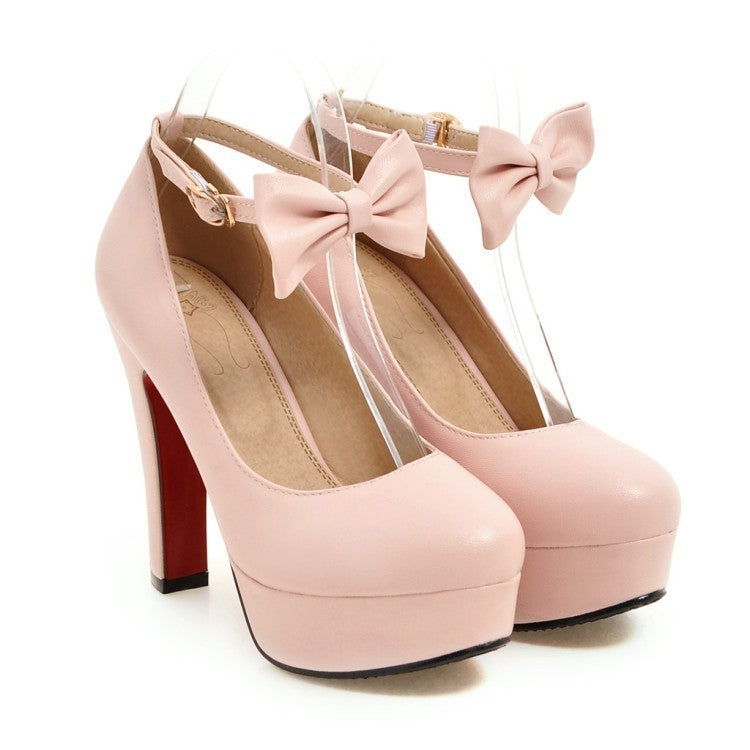 Bow Platform Shoes