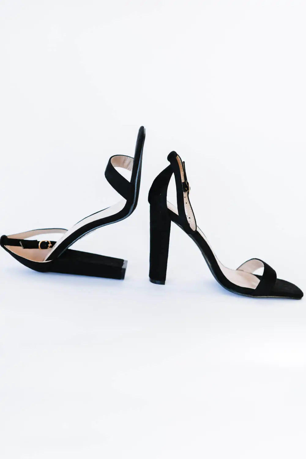 Square Toe Block Heel Shoes