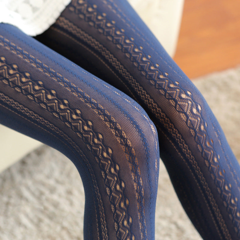 Knit Hollow Thick Tights