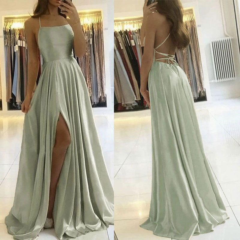 Satin Maxi Dress