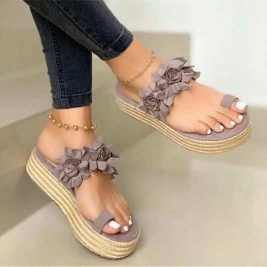 Flower Detail Sandals