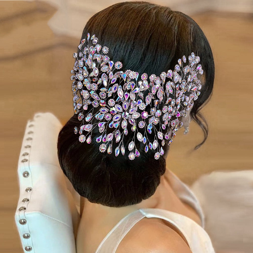 Rhinestone Diamond Flower Headband