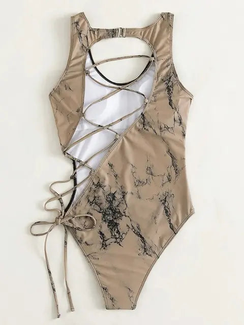 Strappy One-piece Swimsuit