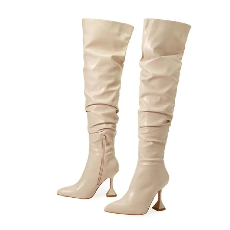 Over The Knee High Heel Boots