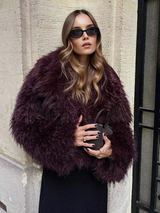 Faux Fur Short Jacket