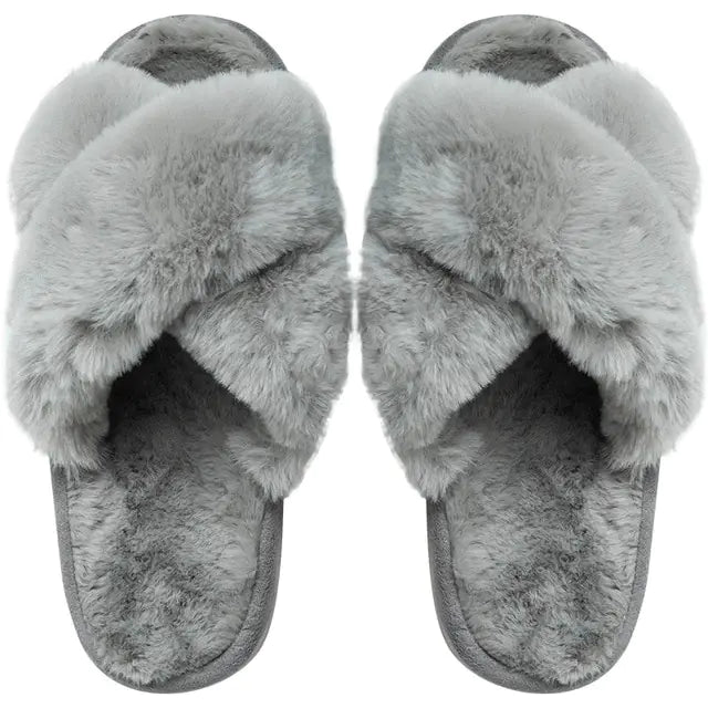 Women's Luxury Fur Slippers