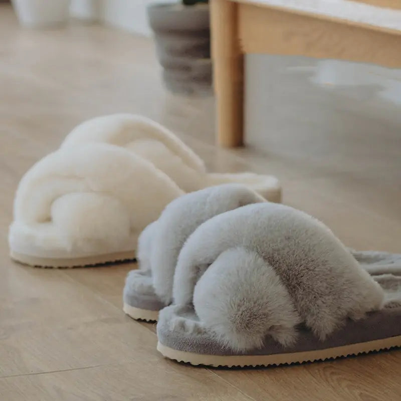 Women's Luxury Fur Slippers