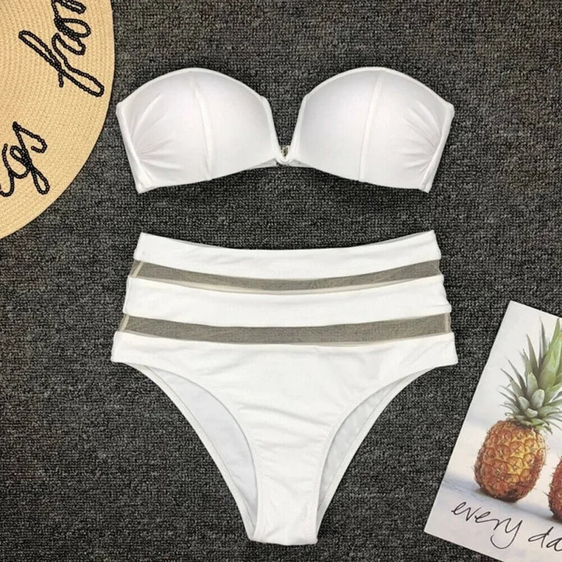 Padded Hollow Bikini Set