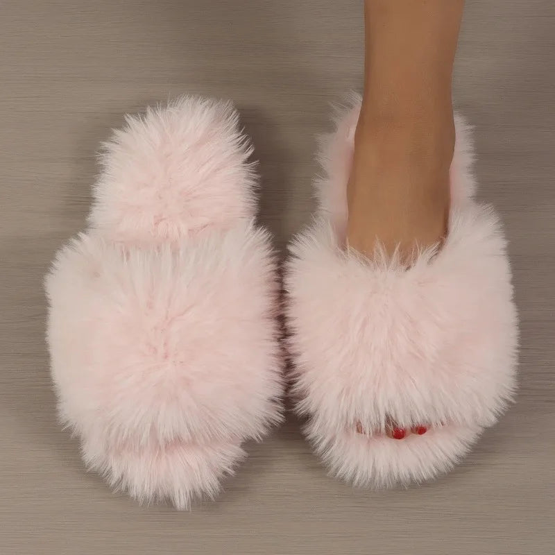 Plush Anti-slip Durable Warm Indoor Slippers